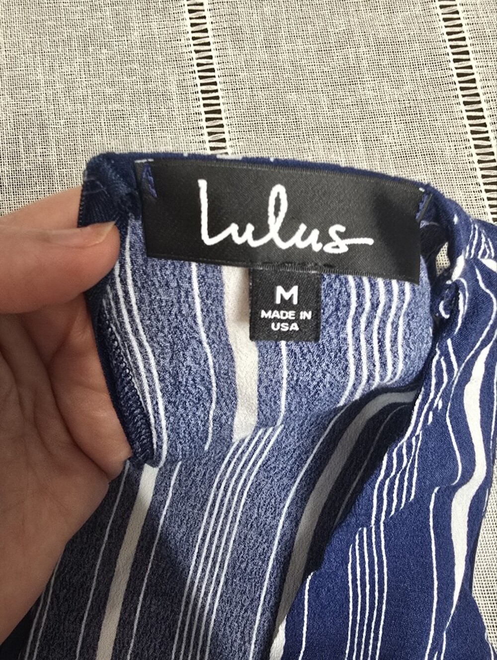 Lulus Womens Blue Jumpsuit Size Medium - Picture 9 of 16